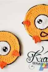 Krawka - Kamila Krawka Krawczyk - Easter Chicks Coasters - Free