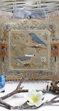 Eastern Bluebirds stitchy princess