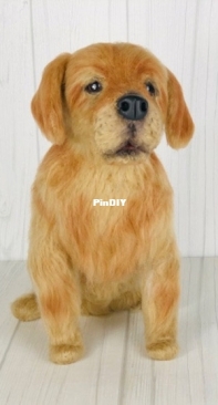 Ambercraftstore - Tatjana Ozolina - Golden Retriever Dog