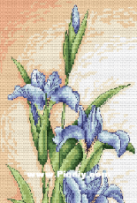 Coricamo GC 4831 - Azure Irises