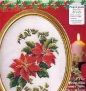 A Passion For Poinsettias by Sheila Hudson from Cross Stitch Collection 85