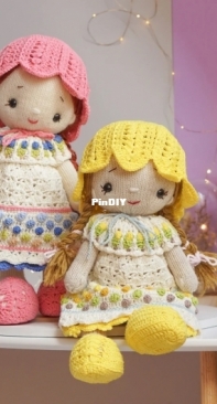 Polushka Bunny - Crochet Page - Gnomeland - CrochetGnome Toys - Maria Ermolova - Sunflower Outfit - Girasol - Spanish