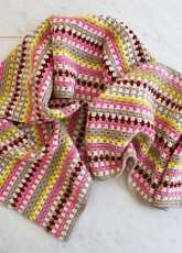 Purl Soho- Granny Stripe Scarf - Free