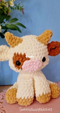 Sweet Fluffy Stitches - Jay Mooney - Celeste the Cow