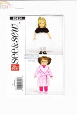 Sew & Sew-B5414-Doll Cloth /English,French
