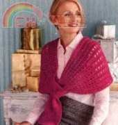 keyhole shawl