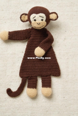 Patons - PBN 000-05365 - Monkey Flat Toy - Free
