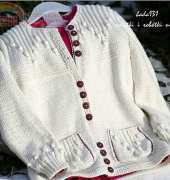 Hada Knits-Simple Cardigan by Hanna Maciejewska-Free