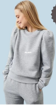 Tianas Closet - Puff Sleeve Sweatshirt - Sizes XXS-5XL - Free