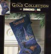 Dimensions - The Gold Collection 8681 Peaceful Evening Stocking
