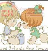 Gloria & Pat-HL 23-Precious Moments-24 Good friends are forever