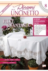 Ricami all Uncinetto Issue 8 - 2017. Crocheting - Italian with charts