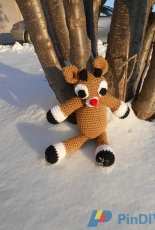 Too Yarn Cute - Stacy Rhoads - Rudolph Doll
