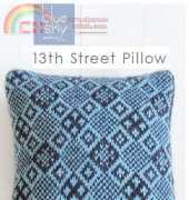 13th Street Pillow by Elinor Brown-Free