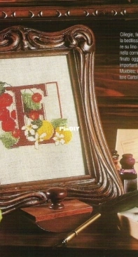 Fruit Alphabet from Appassionate di Punto Croce N°5 2005 (PCS + XSD)