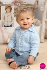 Sirdar-1782-Jacket in Snuggly DK -Free
