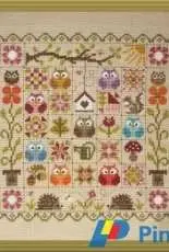 Jardin Privé FT66 Patchwork aux chouettes PCS