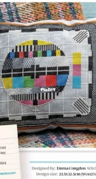 Tuned in by Emma Congdon from Cross Stitcher 349