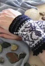 Ivy*s Incirrina Cuffs by Huldamor Rose-Free
