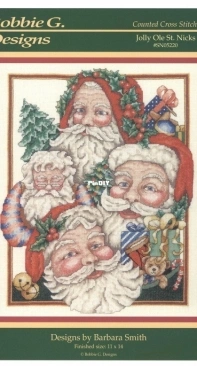 Bobbie G. Designs - SN05220 - Jolly Ole St. Nicks