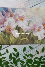 White Irises. Cross Stitch Kit Alisa.