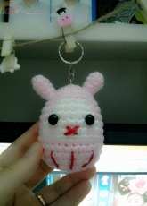 bunny keychain