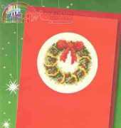 Vervaco 12.109 kerstkaart wreath