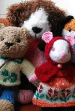 Knitted Animals by Irene Kiss-Eng.,Spanish-Free