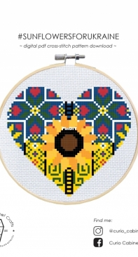 Curio Cabinet Crafts - Sunflowers for Ukraine