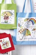 Rainy Days - Spring Umbrellas by Maria Diaz from Cross Stitch Crazy 266 XSD
