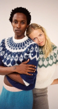Mohair Yoke by Nanna Burmeister - Deima Knitwear