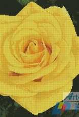 Artecy Cross Stitch - Yellow Rose Photo