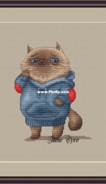 MiAxStitch - Fluffy Cat by Jane Eyre / Minasyan Yana
