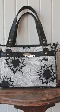 Blue Calla - Dandelion Double Zip Handbag