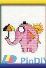 Riolis Mini Pchelka P-030 Pink Elephant