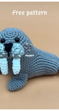 Les Mailles du Rocher - Polar Animals - Billy the Walrus - Free