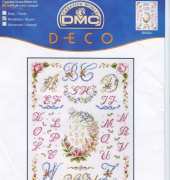 DMC BK884 Floral Wreath and Festoons  ABC