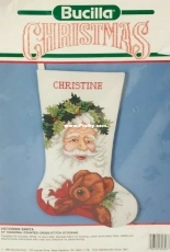 Bucilla 82826 - Victorian Santa Stocking PCS