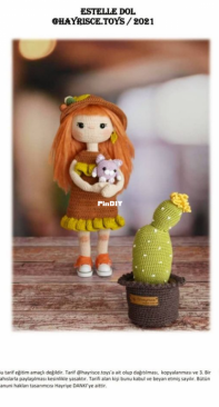 Hayrisce Toys - Hayriye Danki - Estelle Doll - Estelle Bebek - Turkish
