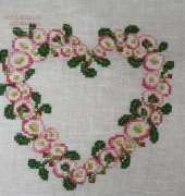 finished daisy heart