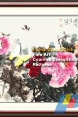 I Love CrossStitch ILCS OT-037 - Peony and Butterflies