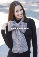 Yarnspirations - Bernat Bow Scarf - Free