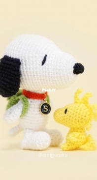Amiguruku - Anita Suria - Snoopy and Woodstock