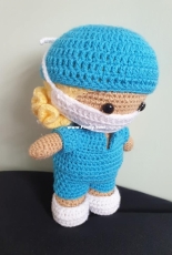 Laura Tegg - Weebee Doll - Health Care Worker Scrubs - Free