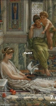7 Elephants (7 слоников) - 384 Edward John Poynte. The corner of the villa