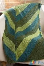 Premier Yarns-Simple Chevron Throw by Premier Yarns Design Team-Free