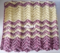 Underground Crafter -  Marie Segares - Berry Cobbler Ripple Blanket