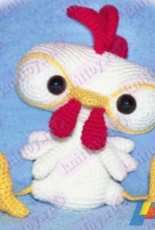 Knittoy  - Tatyana/Tatiana Knittoy - Rooster Marshmallows - Russian