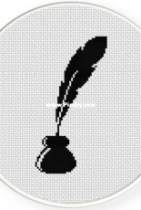 Daily Cross Stitch - Quill And Ink
