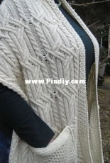 Warm Mallahide Shawl by Linda Lehman